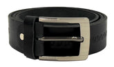 HAARLEM Men KUZE 16330 Leather Belt Black